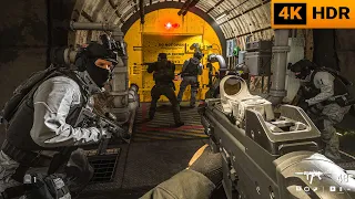 British SFO's ,T-141｜The London Underground Terrorist Attack｜Modern Warfare 3｜2023｜4K HDR