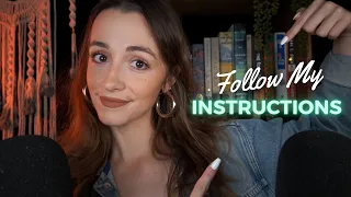 ASMR Follow My Instructions... but you can close your eyes 😴