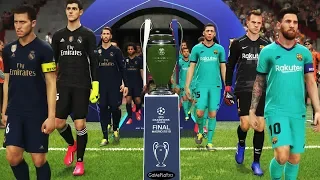 Barcelona vs Real Madrid - Final UEFA Champions League UCL - Penalty Shootout - PES 2019