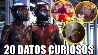 20 Secretos, Referencias y easter eggs de ANT-MAN AND THE WASP que no viste