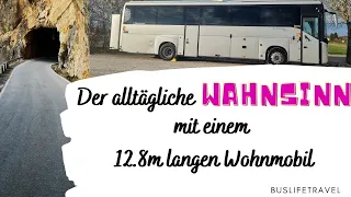 Unser Alltag in einem 12.8m langen Wohnbus 🚌  |||    Vom Reisebus zum Wohnmobil      BUSLIFETRAVEL