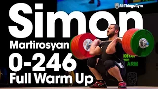 Simon Martirosyan 0-246kg Full Warm Up + Competition 2017 Junior Worlds