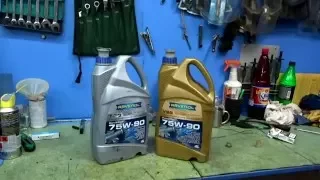 Сравнение трансмиссионных масел RAVENOL при Т -45С Якутск.