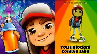 Subway Surfers Halloween 2017 - Mexico - New Character Zombie Jake