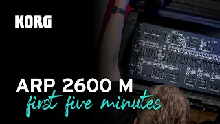 Getting started with the ARP 2600 M - your first five minutes