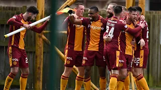 Jon Obika scores his first Motherwell goal