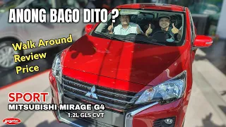 2022 Mitsubishi Mirage G4 GLS CVT SPORT | Review & Walk Around | Red Mettallic