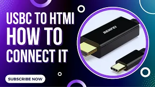 HOW TO CONNECT Macbook Pro USBC to HDMI With Sound