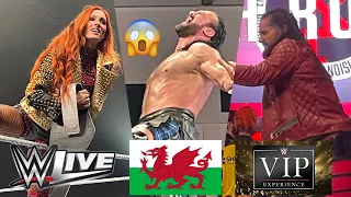 WWE VIP EXPERIENCE & FRONT ROW  VLOG CARDIFF 21ST SEPTEMBER 2021