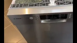 How to Instal a Dishwasher. Fit Bosch under bench style