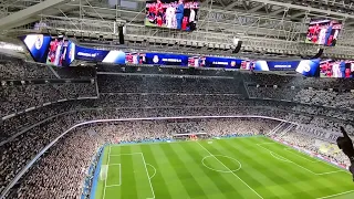 Himno Real Madrid - anthem. Real Madrid vs Barcelona. Santiago Bernabéu - marcador 360 scoreboard