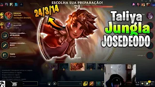 JOSEDEODO juega taliya y carrea a su TEAM || Guía Jungla || Rankeds en BR