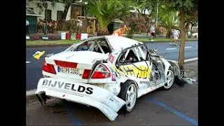 Drive Rally:  Crash Peter Bijvelds / Rally Madeira 2002.   Crash/Rally Crash/Mega Crash/Mistake