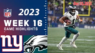 New York Giants vs Philadelphia Eagles FULL GAME 12/25/23 Week 16 | NFL Highlights Today