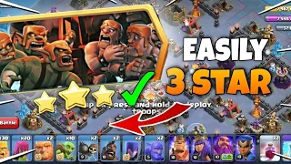 Easily 3 star the Snow day challenge | How to 3 star the snow day challenge | How to complete - Coc