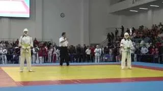 KWU-2014. Final - Kozhevnikova Alina vs. Klimenko Irina (Girls 13-14 years -60 kg)