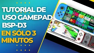 Tutorial/ Cómo usar el Gamepad BSP-D3 Bluetooth en 1 minuto