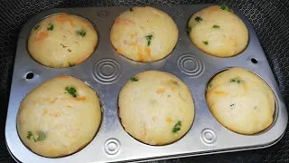 How to make muffin-shaped dumplings| Steam bread