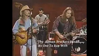 The  Allman Brothers Band ~ No One To Run With ~ 1994 ~ TV Appearance, Conan O'Brien Show