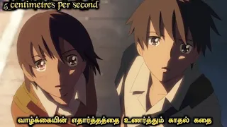 five centimeters per second anime movie explain in tamil | infinity animation