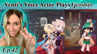 Venti's ENG Voice Actor plays GENSHIN IMPACT! Part 42 Battle of Will/ Detective Venti on the Case!