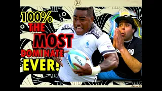 100% THE MOST DOMINATE RUGBY PLAYER OF ALL TIME  Greatest Rugby Team of All Time Haka Reaction