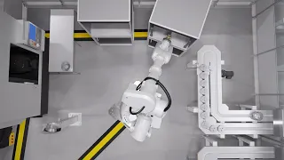 EWAB Robotcell  - 3D visualisation