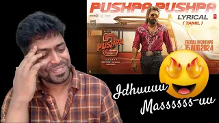 PUSHPA PUSHPA Lyrical Reaction | Pushpa 2 The Rule | Allu Arjun | M.O.U | Mr Earphones