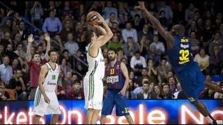 Το τρίποντο του Διαμαντίδη! Barcelona-Panathinaikos 65-66 ~ Euroleague 2012-13