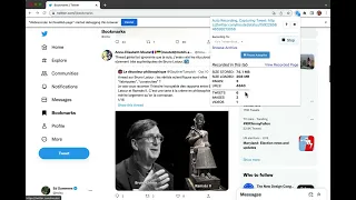 Archiving Twitter Bookmarks with ArchiveWebPage