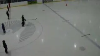 Basic Power Skating Ice Hockey:  Forward to Backwards Cross Over Transition