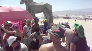 Burning Man 2011 - Charlie goes to Trojan Horse