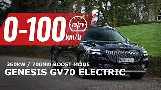 2023 Genesis GV70 Electrified 0-100km/h & overview