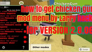 how to download mod  menu by Larry hacker for Arioniseini and others for V2.8.06