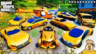 Stealing GOLDEN MERCEDES CARS With Franklin GTA 5 RP!