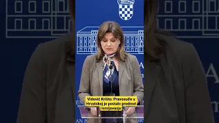 Vidović Krišto: Pravosuđe u Hrvatskoj je postalo predmet ismijavanja #shorts