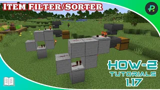 Item Filter/Sorter build tutorial | Tutorial | Minecraft Java