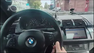 Самый Быстрый  BMW X5 E53 3.0D на Континенте  Разгон от 0 до 100 за 5.38 Sec Gps