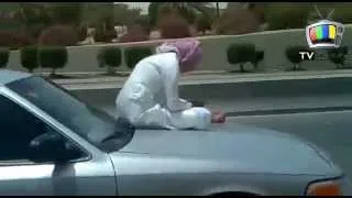 شاب متهور على الدائري بالرياض