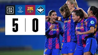 FC Barcelona vs- HB Koge (5-0) | Resumen y goles | UEFA Women's Champions League 2021-22