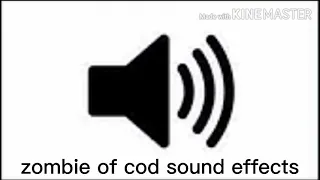 call of duty (yaa of the zombie) sound effect