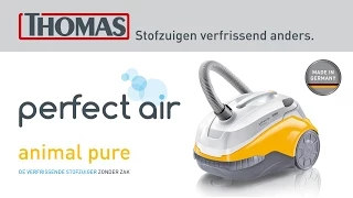 De THOMAS perfect air animal pure stofzuiger, voor dierenhaar