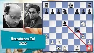 Exc. Sacrifice vs Exc. Sacrifice || Bronstein vs Tal || 1968