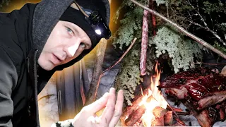 🔥"Smoking Ribs in the Rain: Ultimate Outdoor Cooking Experience!"