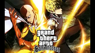 SAITAMA VS GENOS FIGTH CRAZY | GTA SA MOD