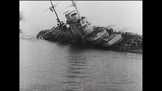 Sinking of the Austrian Battleship SMS Szent István 1918 WWI film