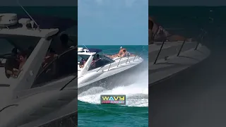 Yacht Passengers get Tossed at Haulover inlet! | Wavy Boats