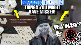 UNCLE HOWDY NEW MASK SEEN! NEW WWE QR CODE! SOMETHING HAPPENING TOMORROW! WWE SMACKDOWN