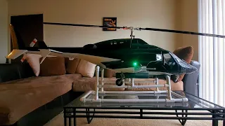 Fully Functioning 1/7 Scale RC Helicopter (AIRWOLF) Using a Spektrum FC6250HX Flight Controller