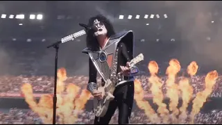 KISS performed at the Telstra pre-game for the 2023 AFL Grand Final in Melbourne - video on line